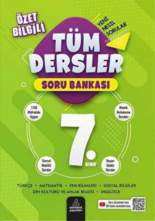  Element Yayınları 7. Sınıf Tüm Dersler Soru Bankası