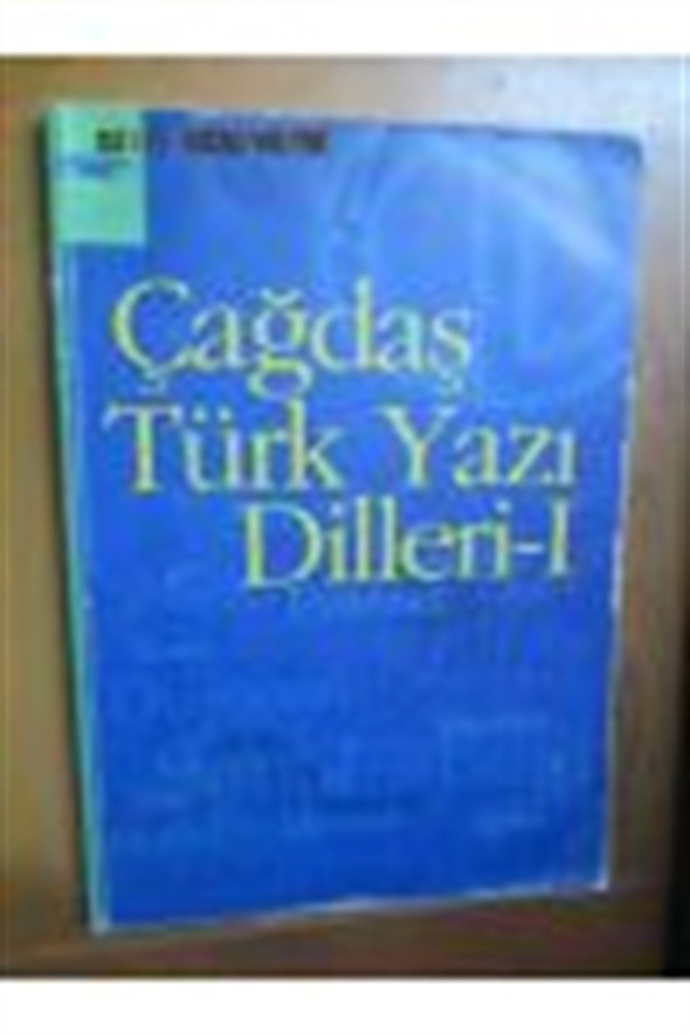 ÇAĞDAŞ TÜRK YAZI DİLLERİ - 1