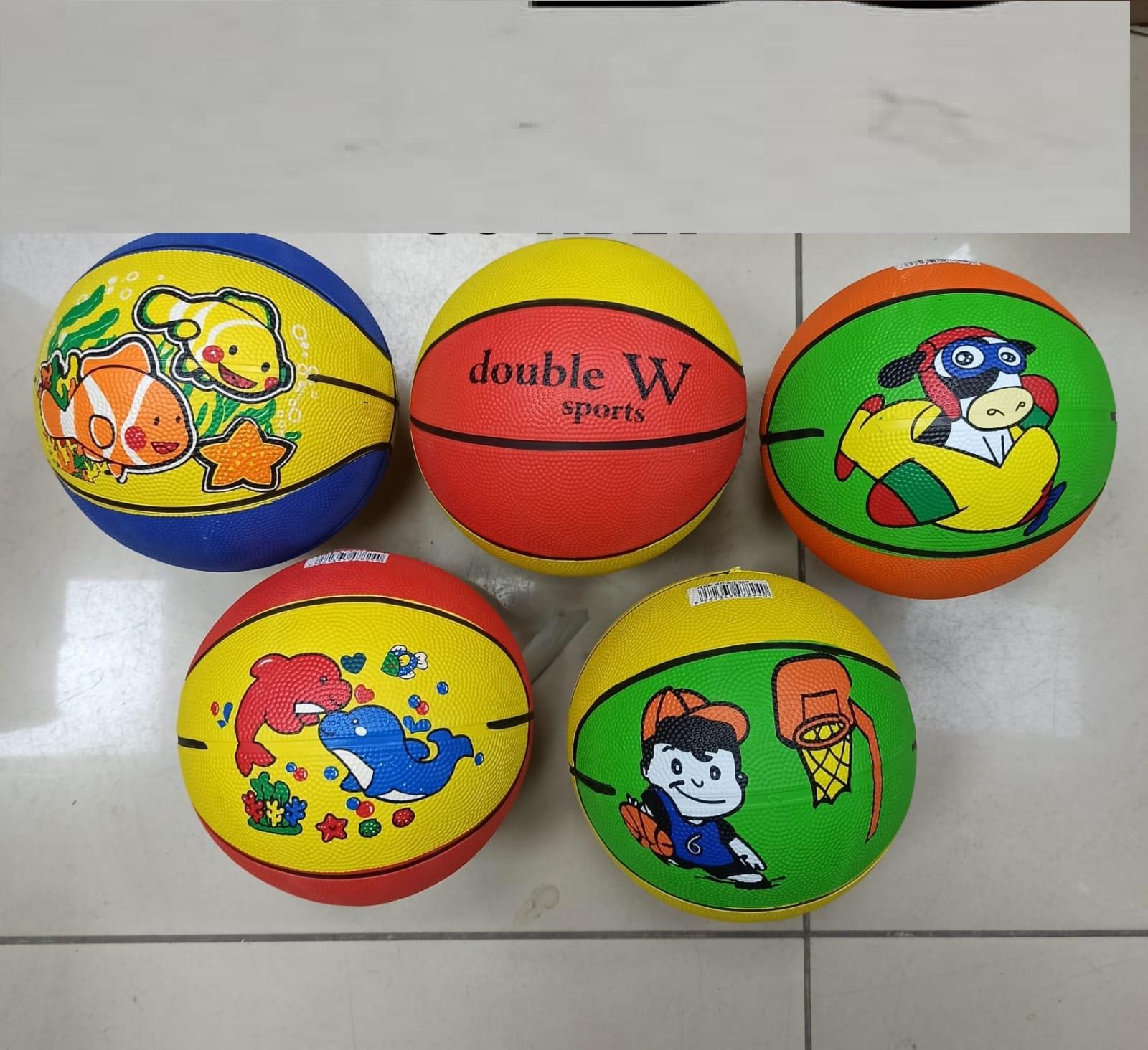 Double W Sports No 3 Bebek ve Çocuk Basketbol Topu (3-6 Yaş)