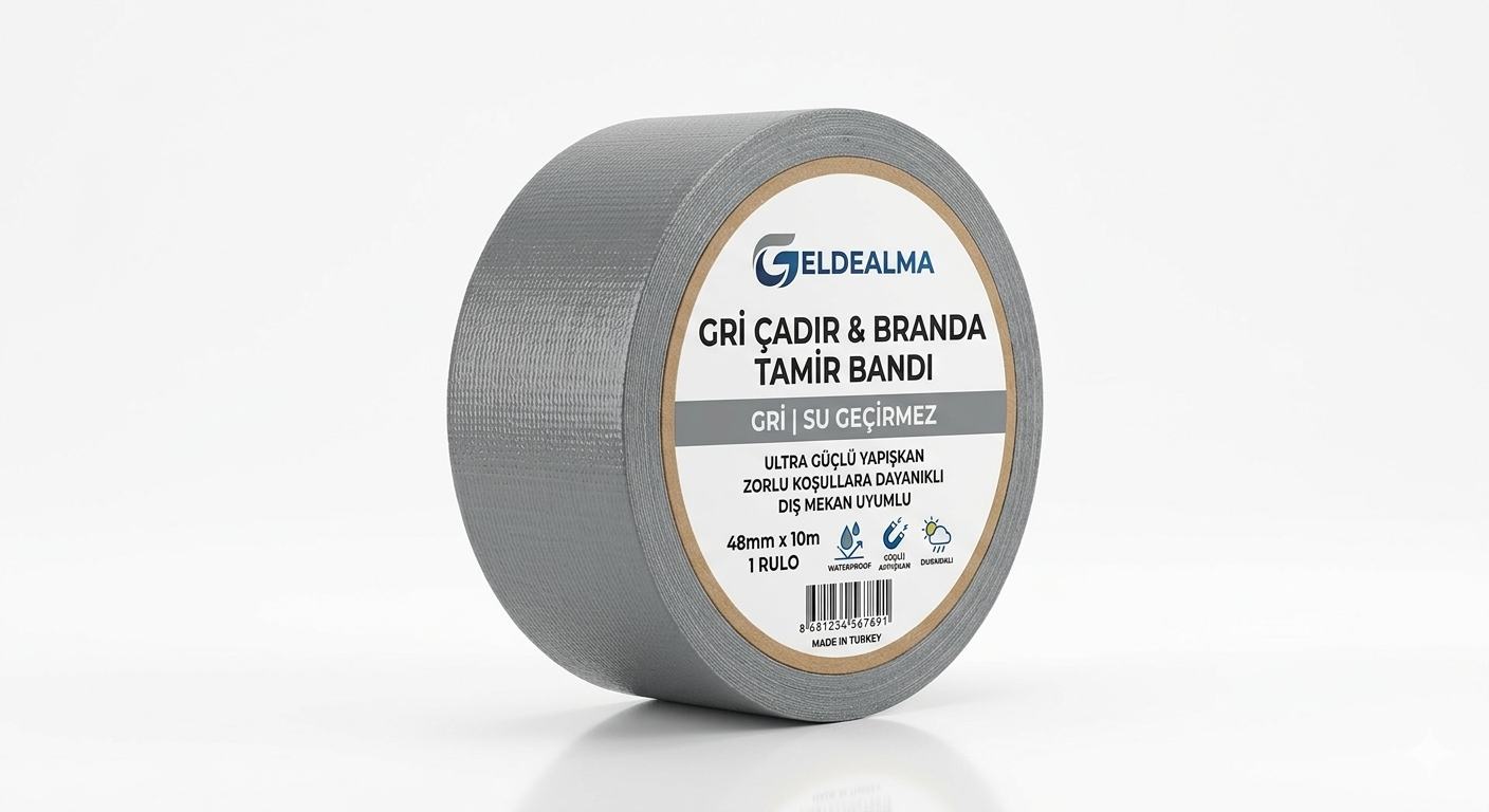Gri Çadır ve Branda Tamir Bandı - Ultra Güçlü Su Geçirmez (Toptan Fiyatına)