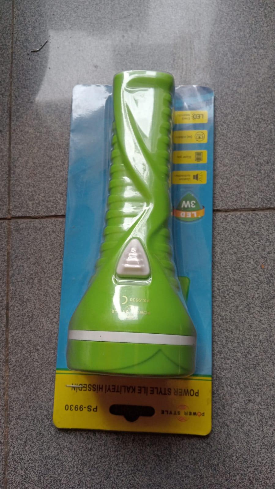 Power Style PS-9930 Güçlü LED El Feneri - 3W Yüksek Işık Gücü