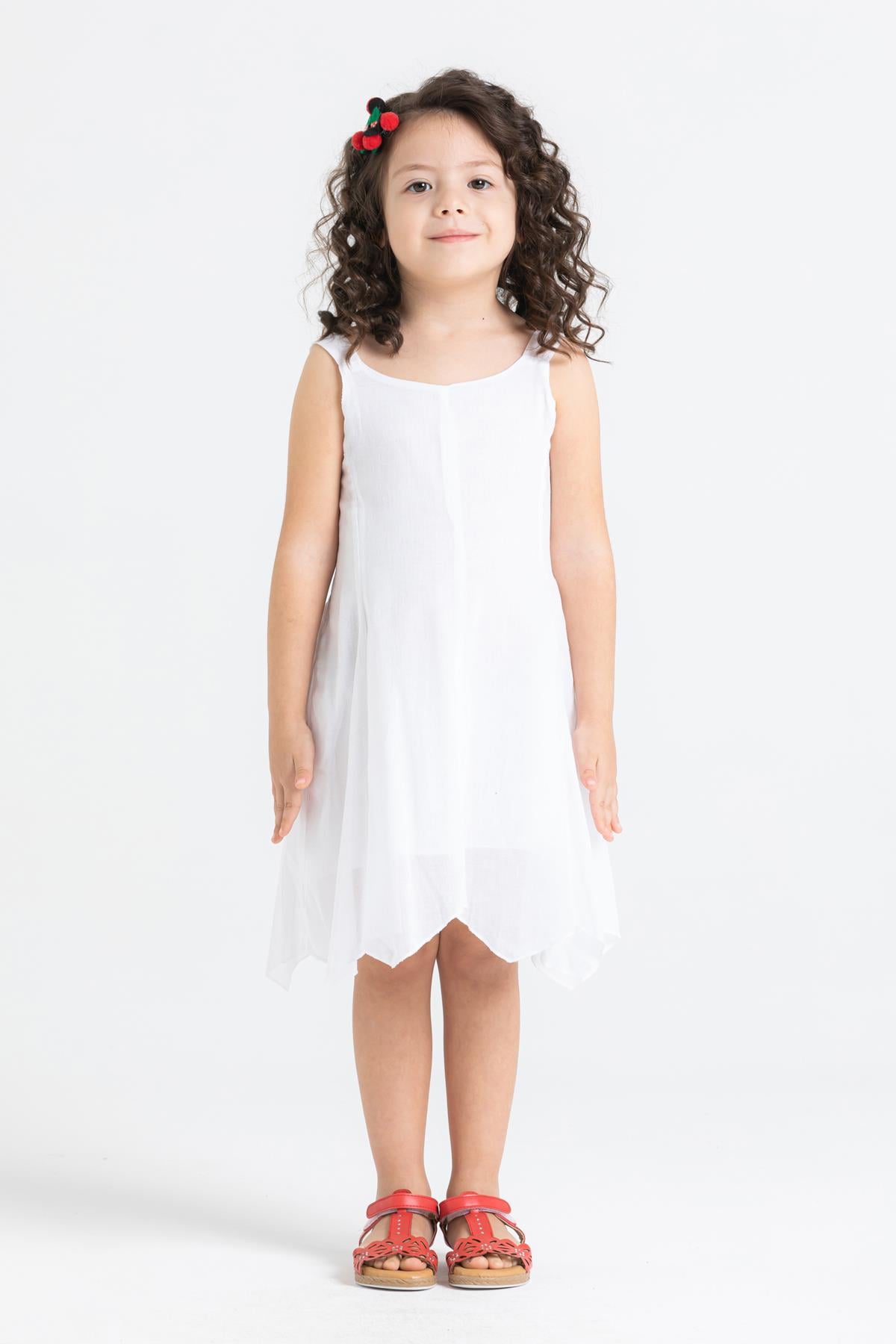 Strap Sile Cloth Emel Child Dress White