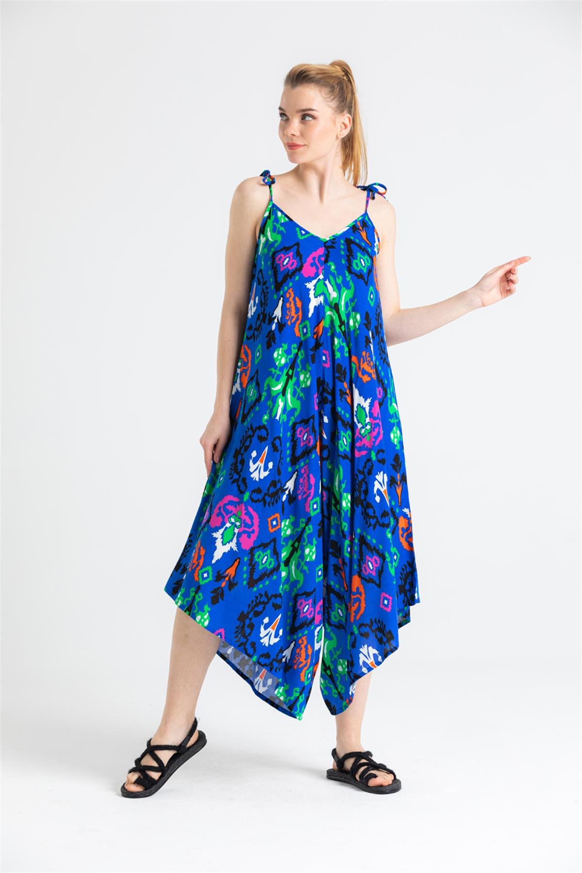 Askılı Vual Selin Tulum Etnik Saks/Syh