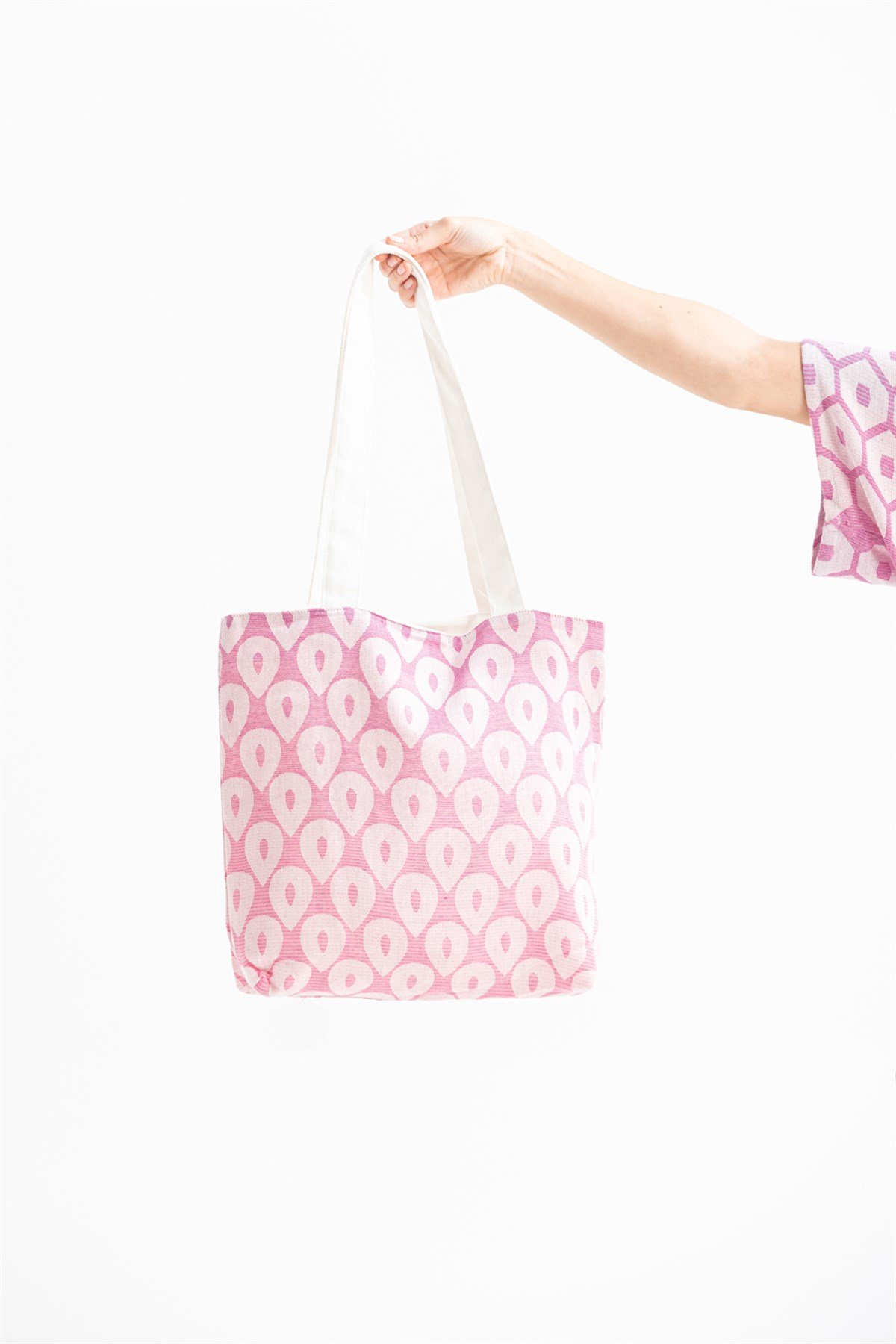 Dokuma Sahil Çanta Pembe Pmb