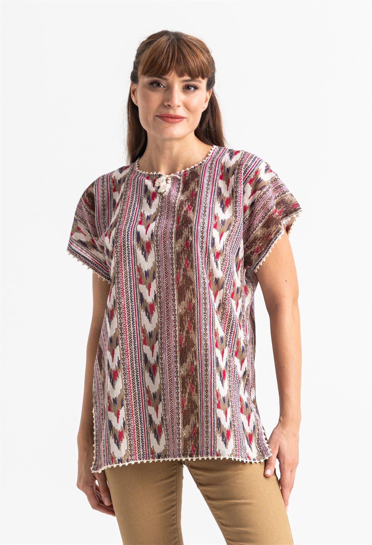 Kilim Blouse Tek renk