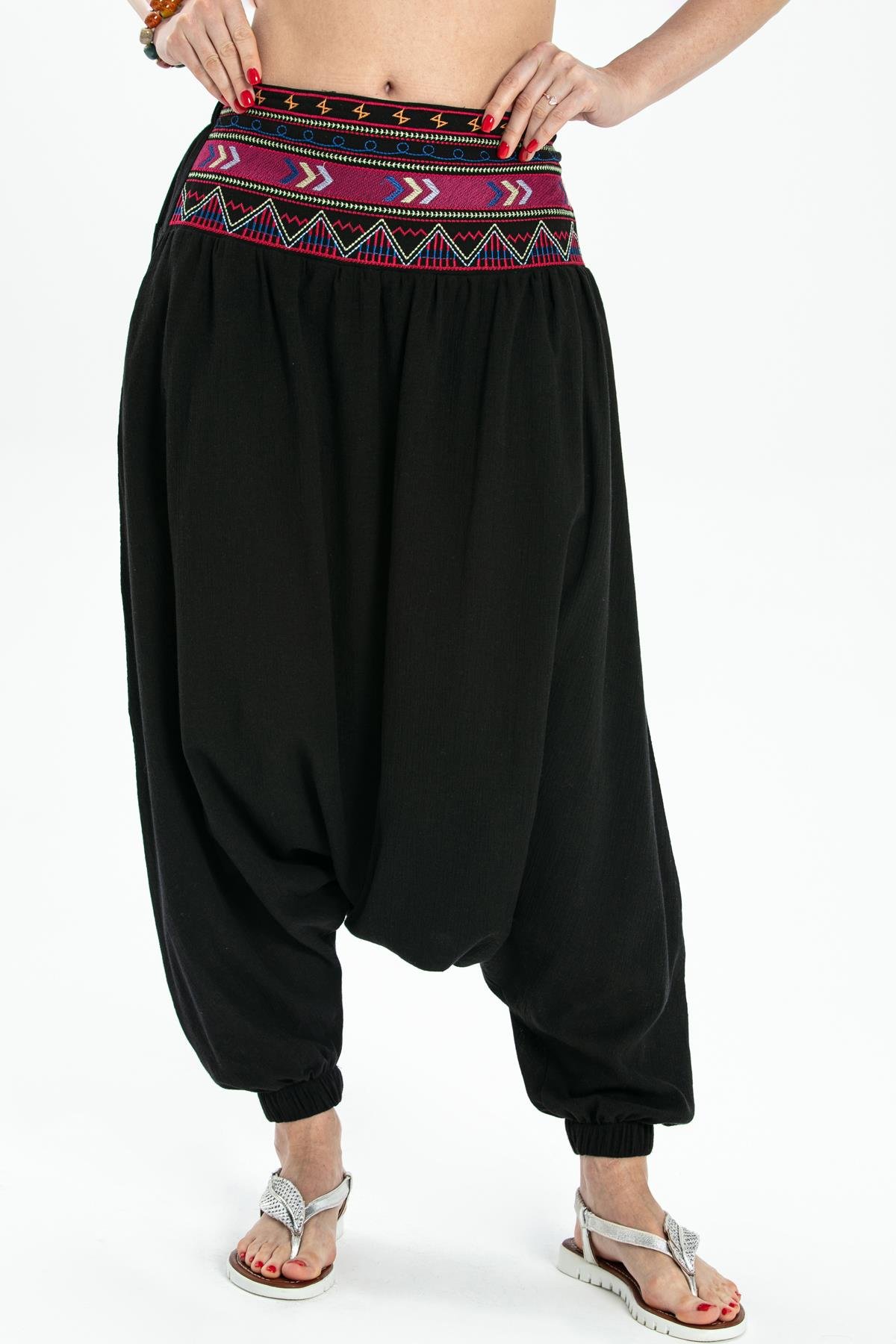 Şile Bezi Latin Şalvar Siyah Syh