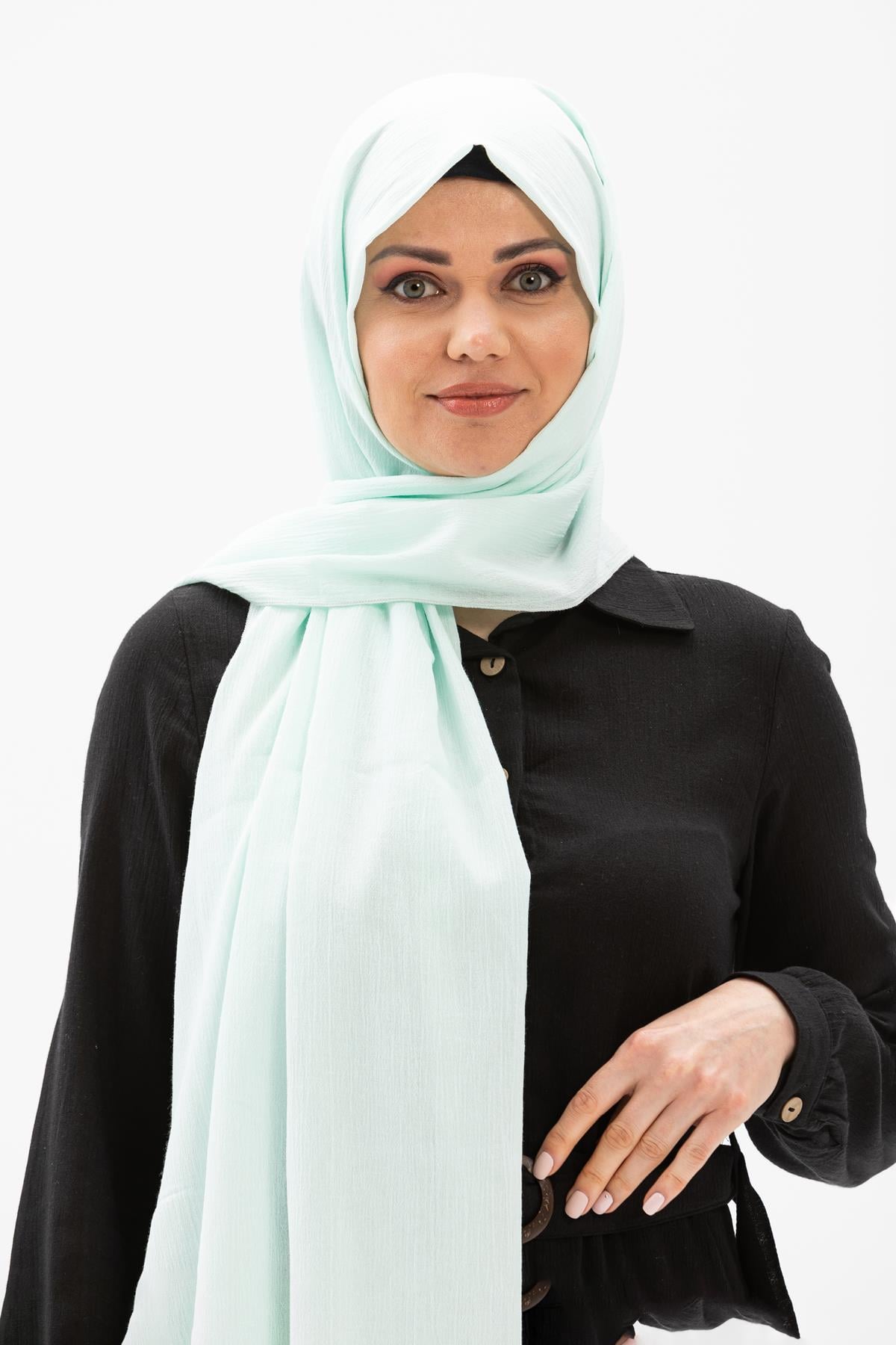 Sile Fabric Shawl Çağla Green