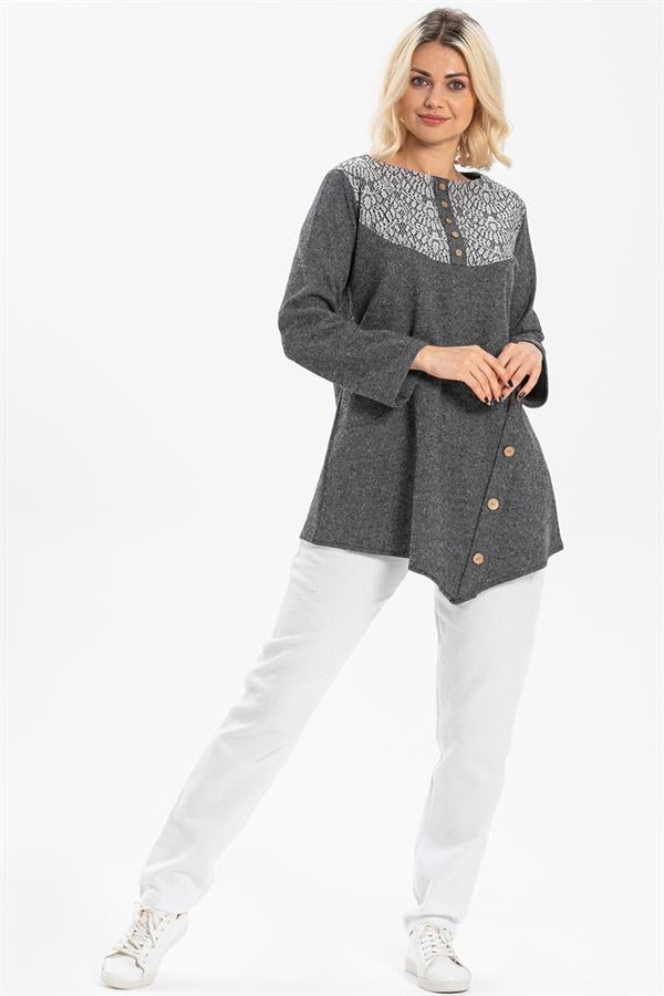 Adile İnterloc Tunic Gray