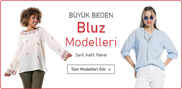 Büyük Beden Bluz Modelleri