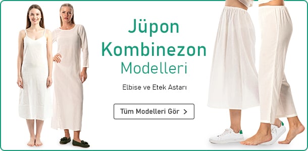 Şile Bezi Jüpon ve Kombinezon Modelleri