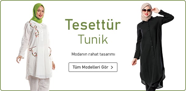 Şile Bezi Kadın Tesettür Tunik Modelleri