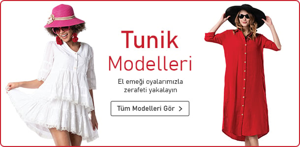Şile Bezi Kadın Tunik Modelleri