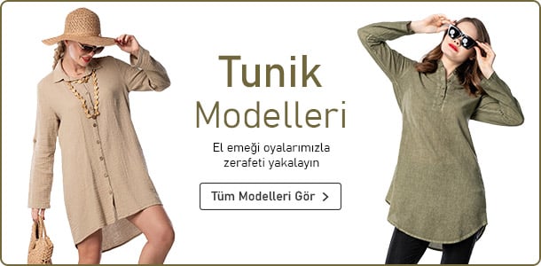 Şile Bezi Kadın Tunik Modelleri
