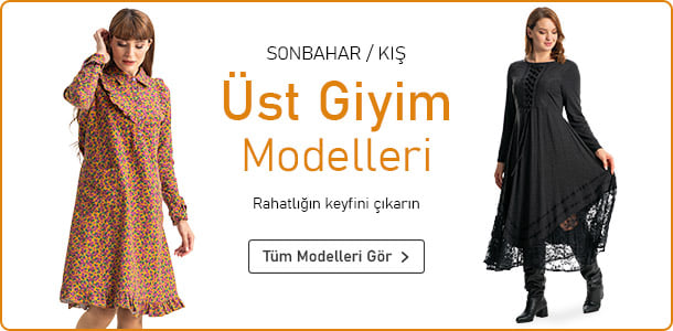 Pamuk Kadın Sonbahar / Kış Üst Giyim Ürünleri