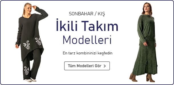 Pamuk Kadın Sonbahar / Kış İkili Takım Modelleri