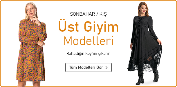 Pamuk Kadın Sonbahar / Kış Üst Giyim Ürünleri
