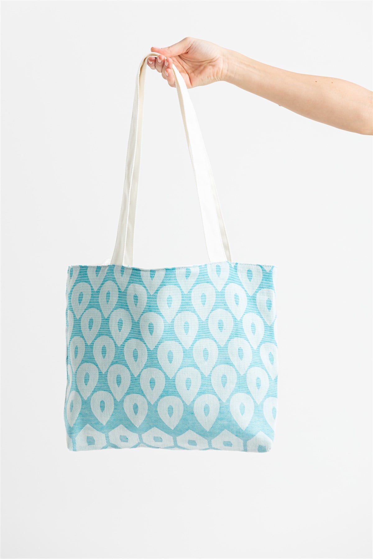 Dokuma Sahil Çanta Mavi mv