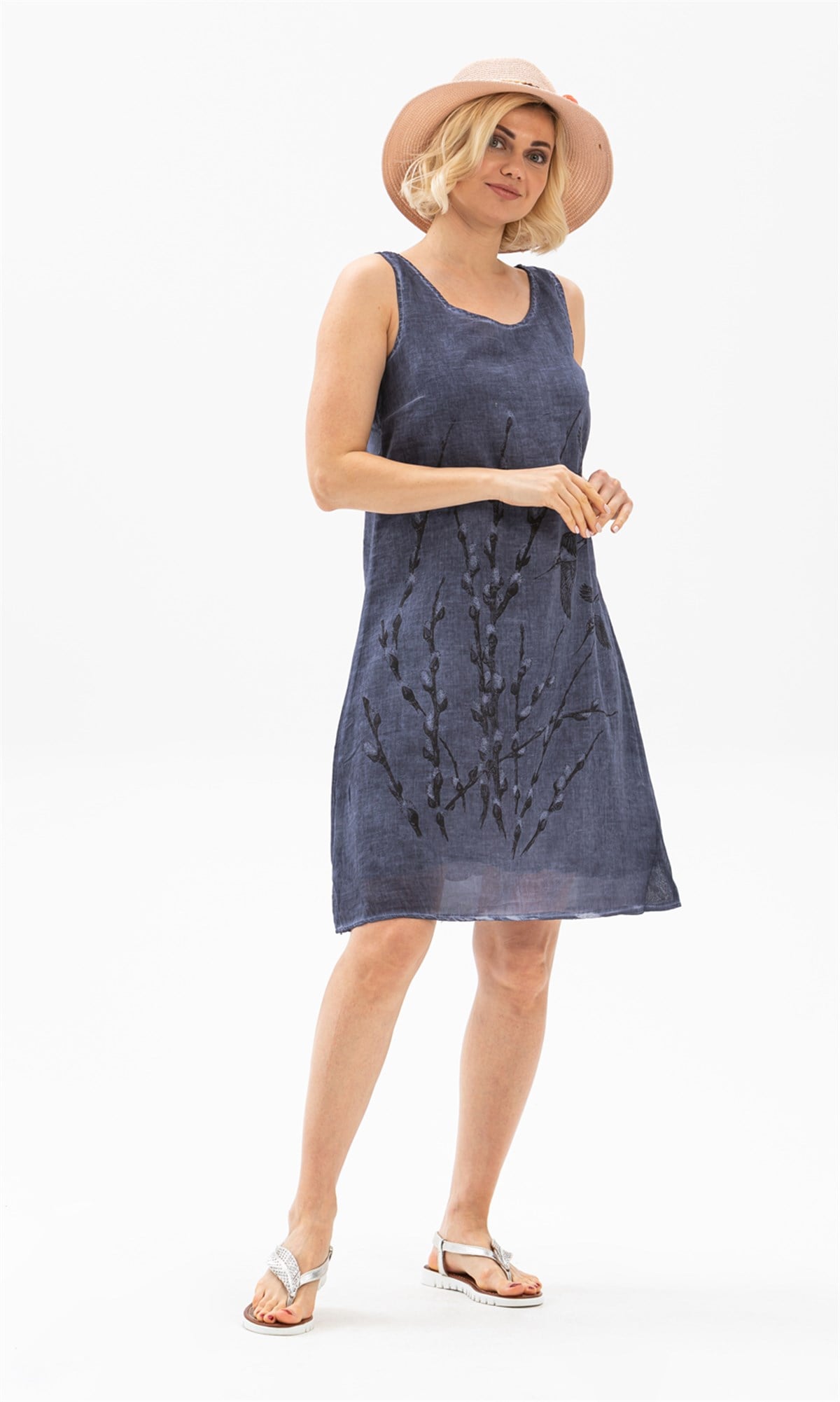 Sapling Dress İndigo