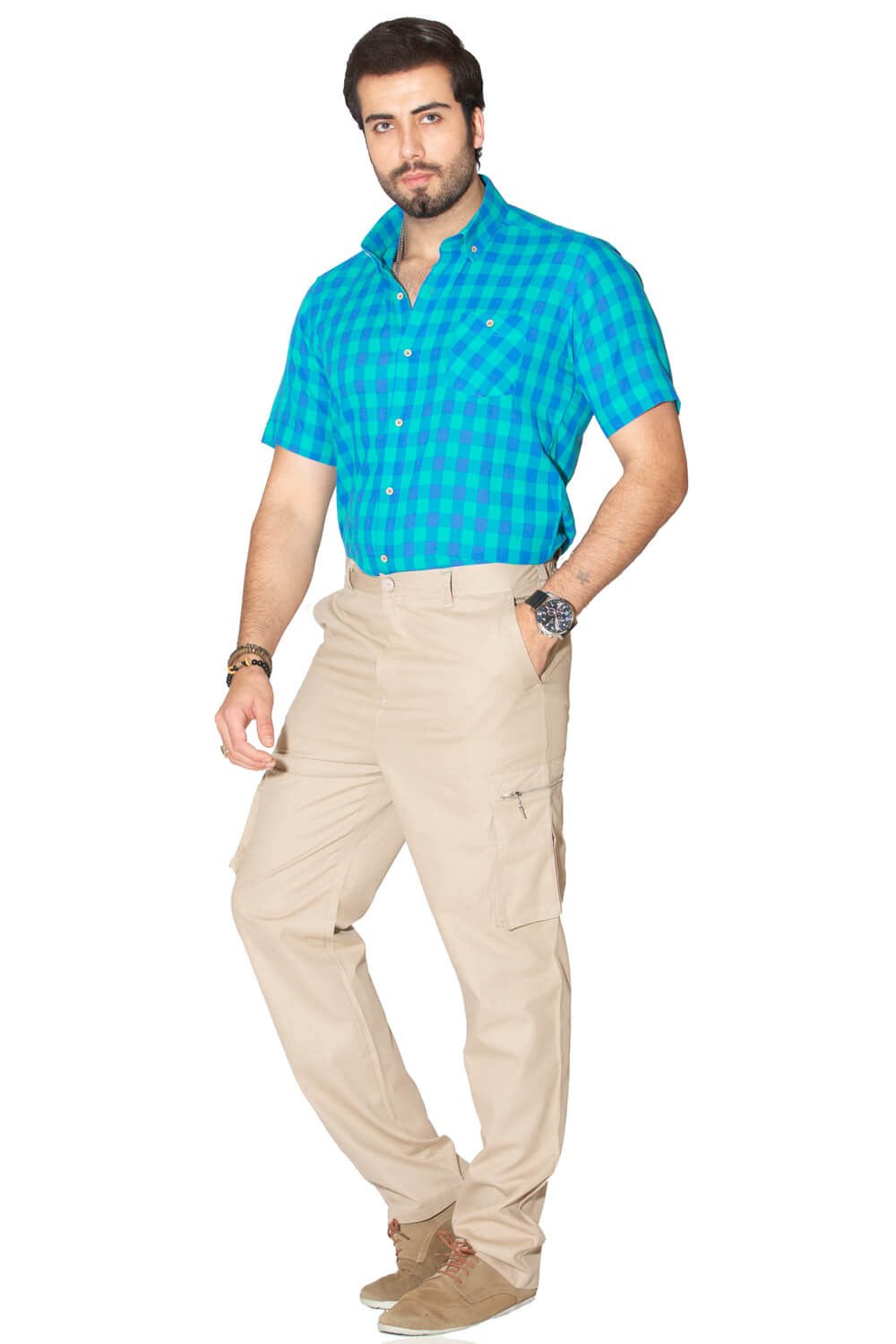 Kargo Cepli Pantolon Camel