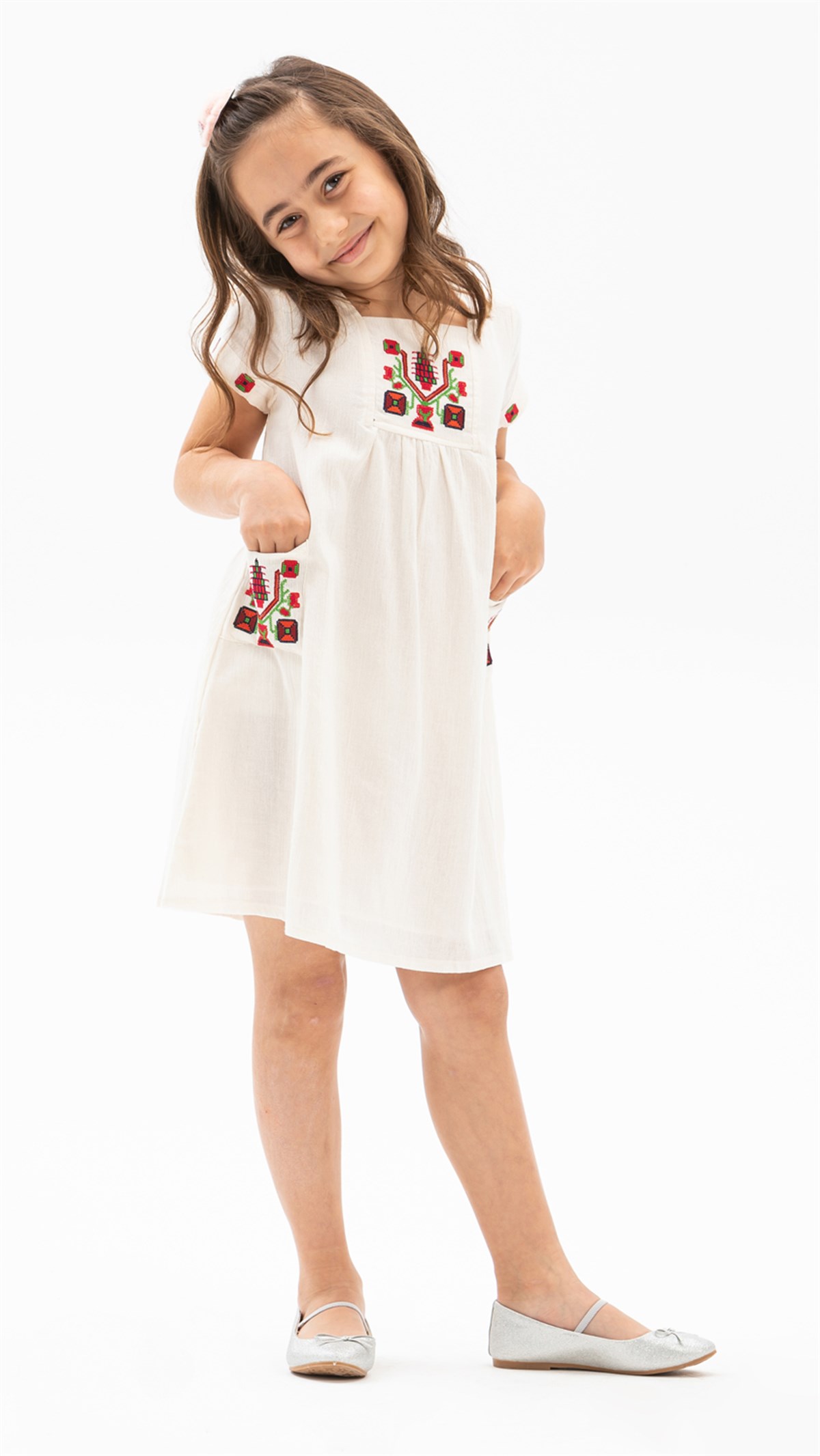 Angel Child Dress Cream