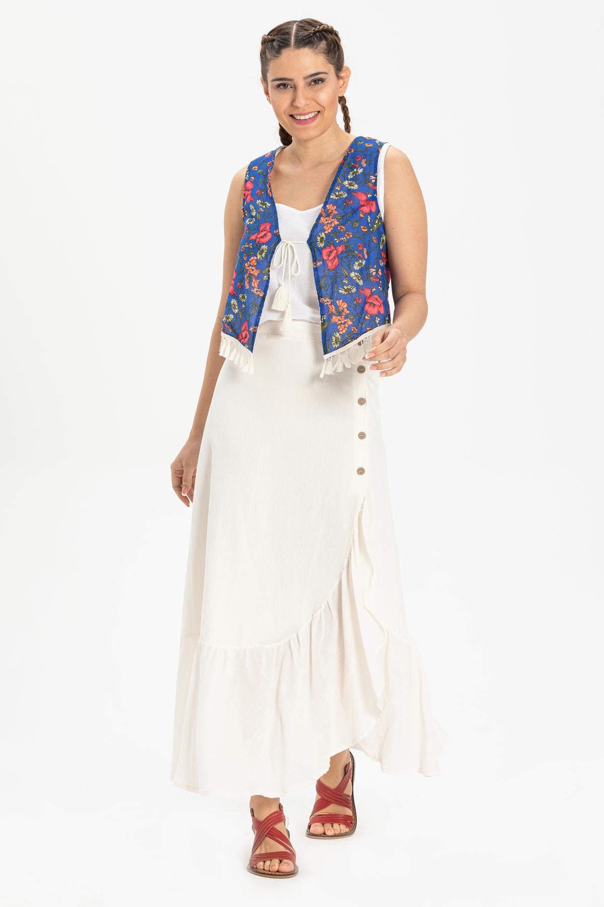 Authentic Voile Vest Saxe
