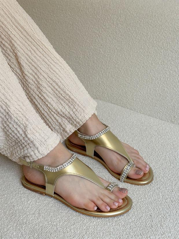 Gold (Molly) Parmak Arası Kadın Sandalet