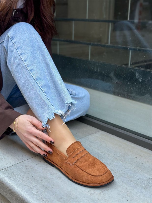 Taba Süet (Daria) Kadın Casual Günlük Ayakkabı