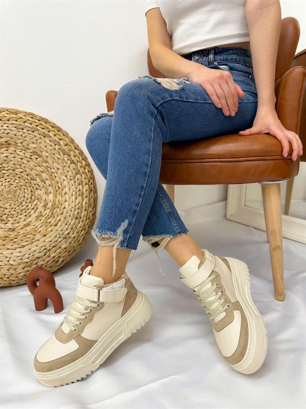 Ten Süet (Force) Kadın Bağcıklı Sneakers