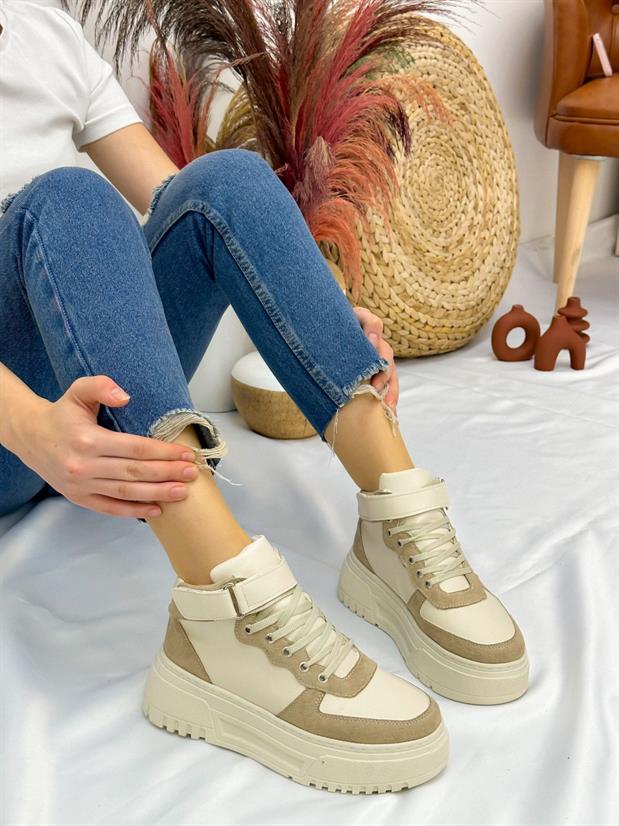 Ten Süet (Force) Kadın Bağcıklı Sneakers