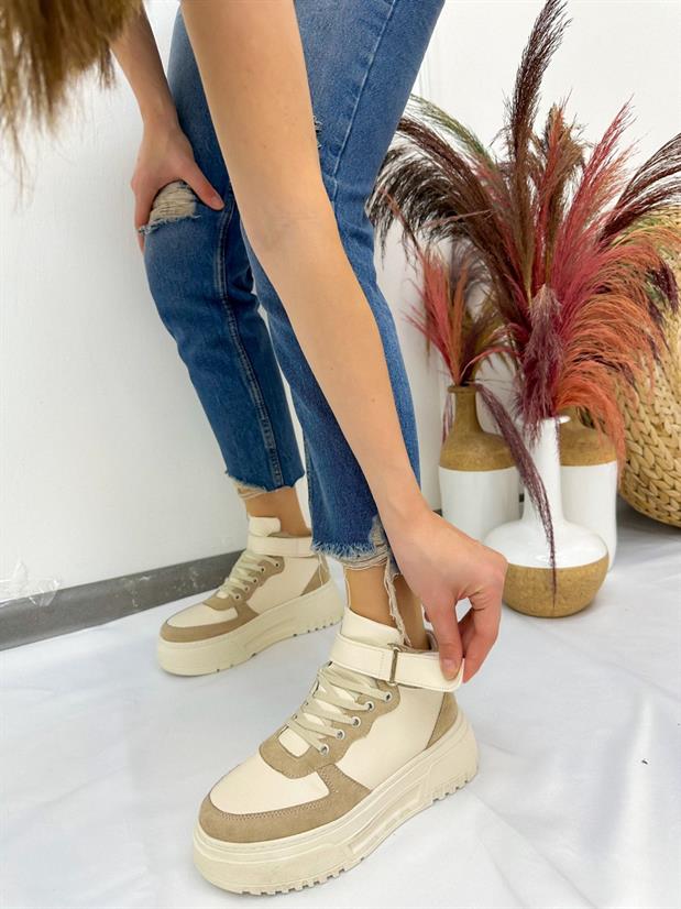 Ten Süet (Force) Kadın Bağcıklı Sneakers