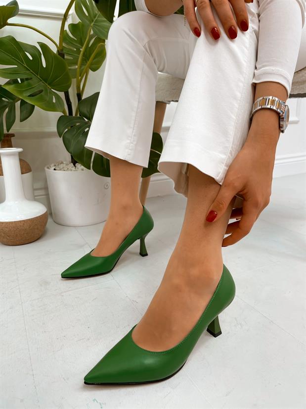 Yeşil Cilt (Freda) Kadın Stiletto