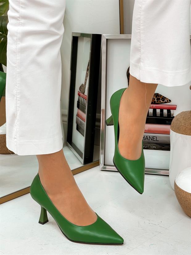Yeşil Cilt (Freda) Kadın Stiletto