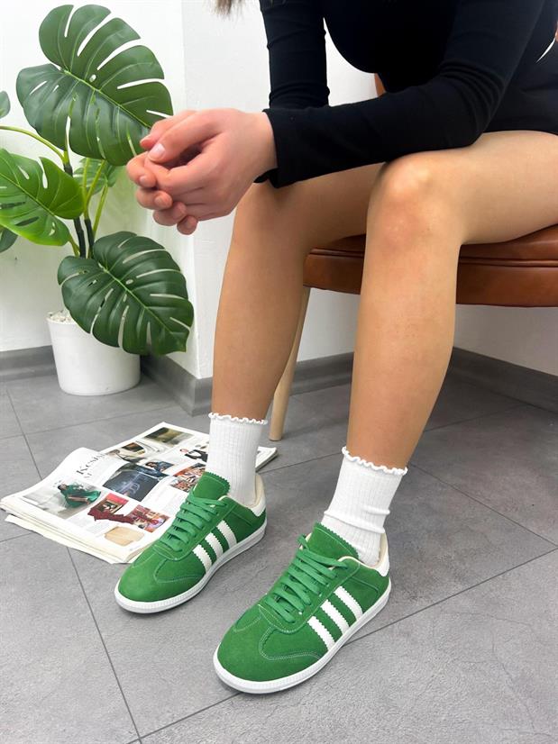 Yeşil Süet (Zumba) Kadın Sneakers