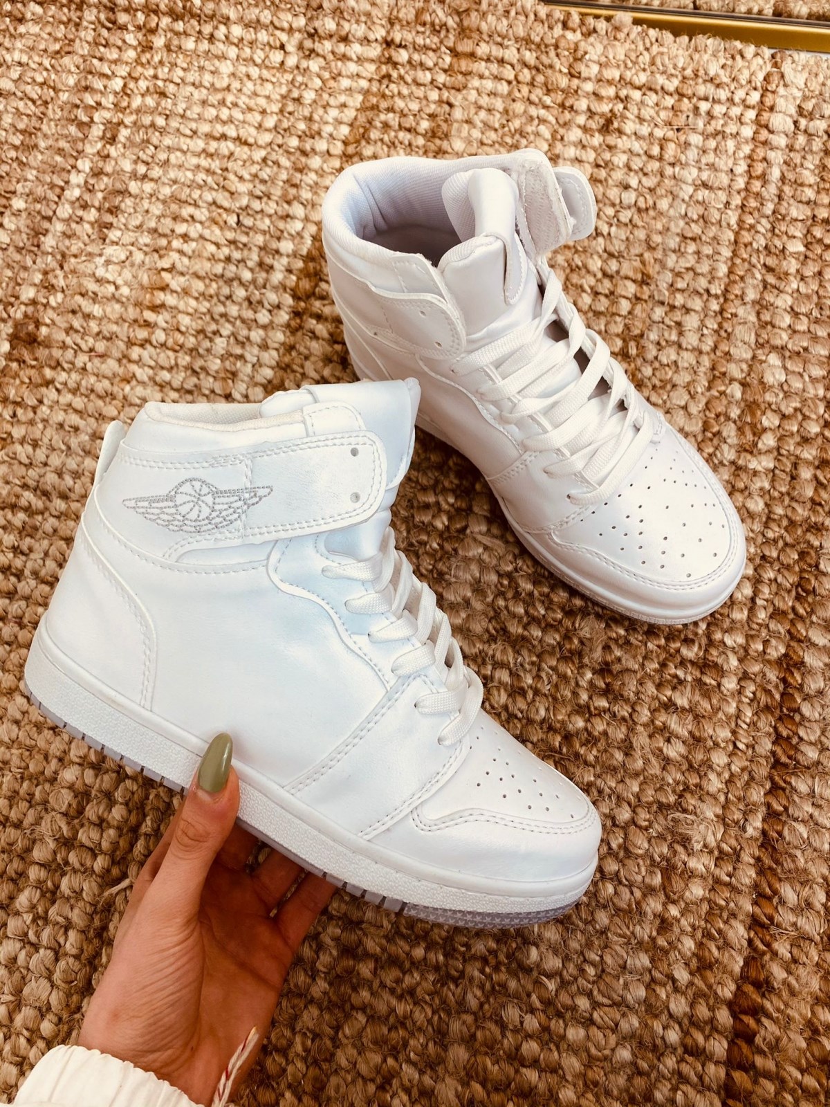 Beyaz (Jordan) Kadın Sneakers l Erva'nın Butiği