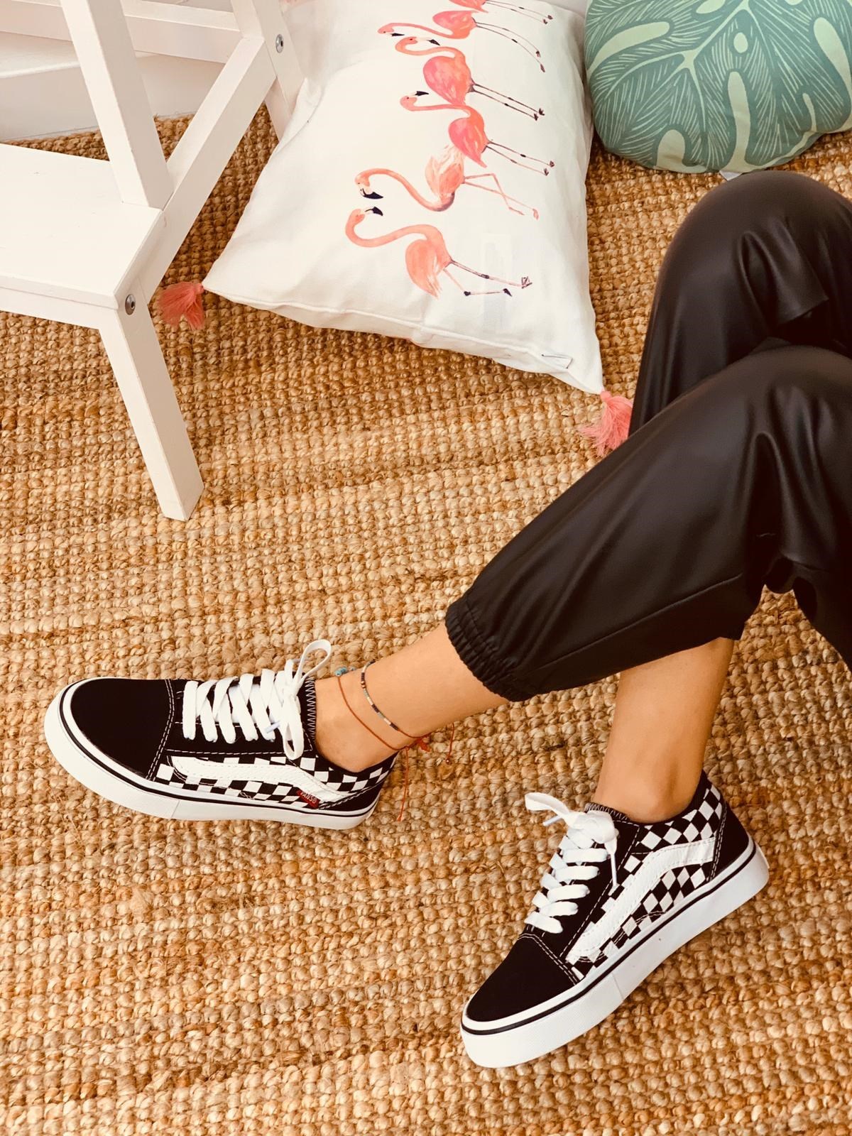 Vans - SİYAH DAMA Kadın Spor Ayakkabı Sneakers l Erva'nın Butiği