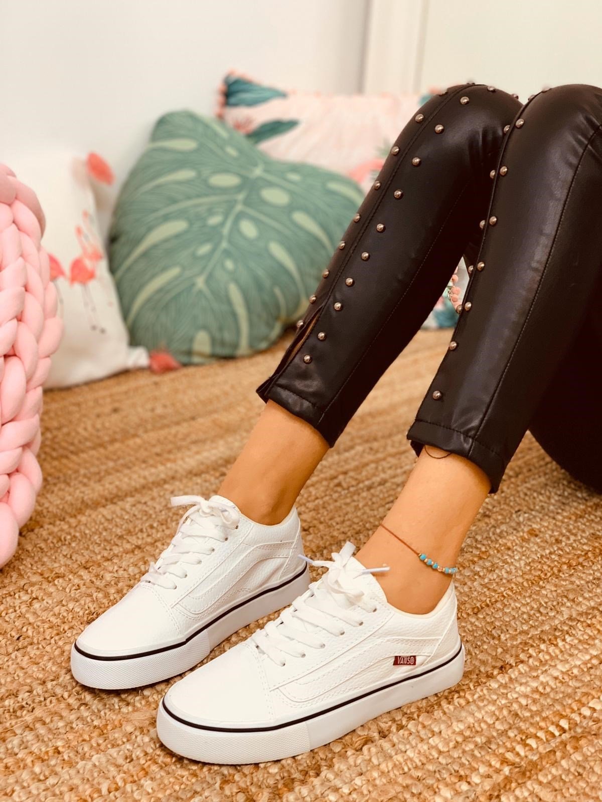 Vans -Beyaz Kadın Spor Ayakkabı Sneakers l Erva'nın Butiği
