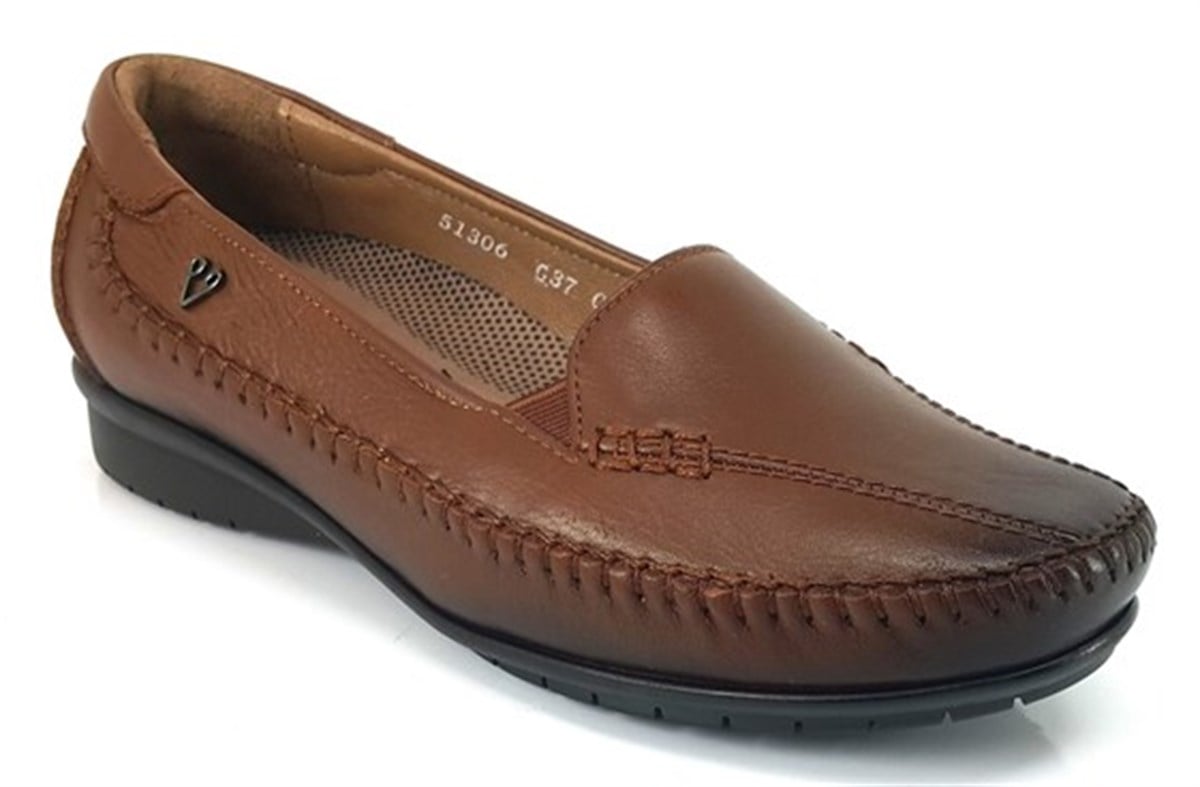 51306 Forelli GünlükAnatomik Bayan Ayakkabı-Taba sistemayakkabi