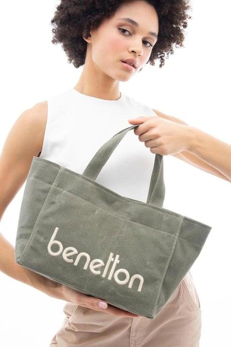 Benetton 1102 Kol çantası-Haki sistemayakkabi