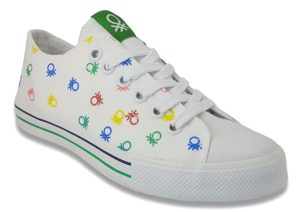 Benetton 30187 Günlük Spor Ayakkabı-Beyaz sistemayakkabi