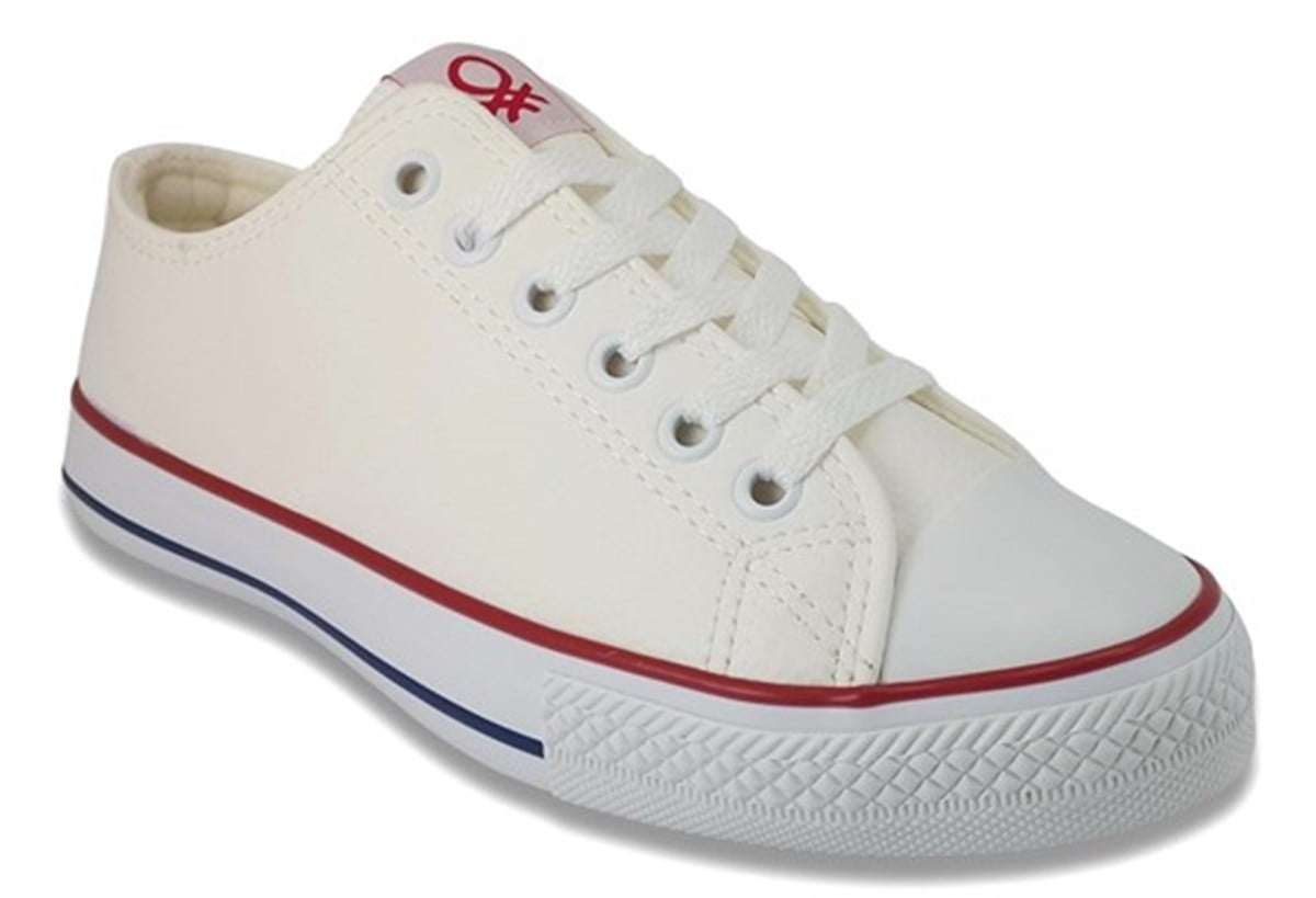 Benetton 30752 Günlük Erkek Spor Ayakkabı-Beyaz sistemayakkabi