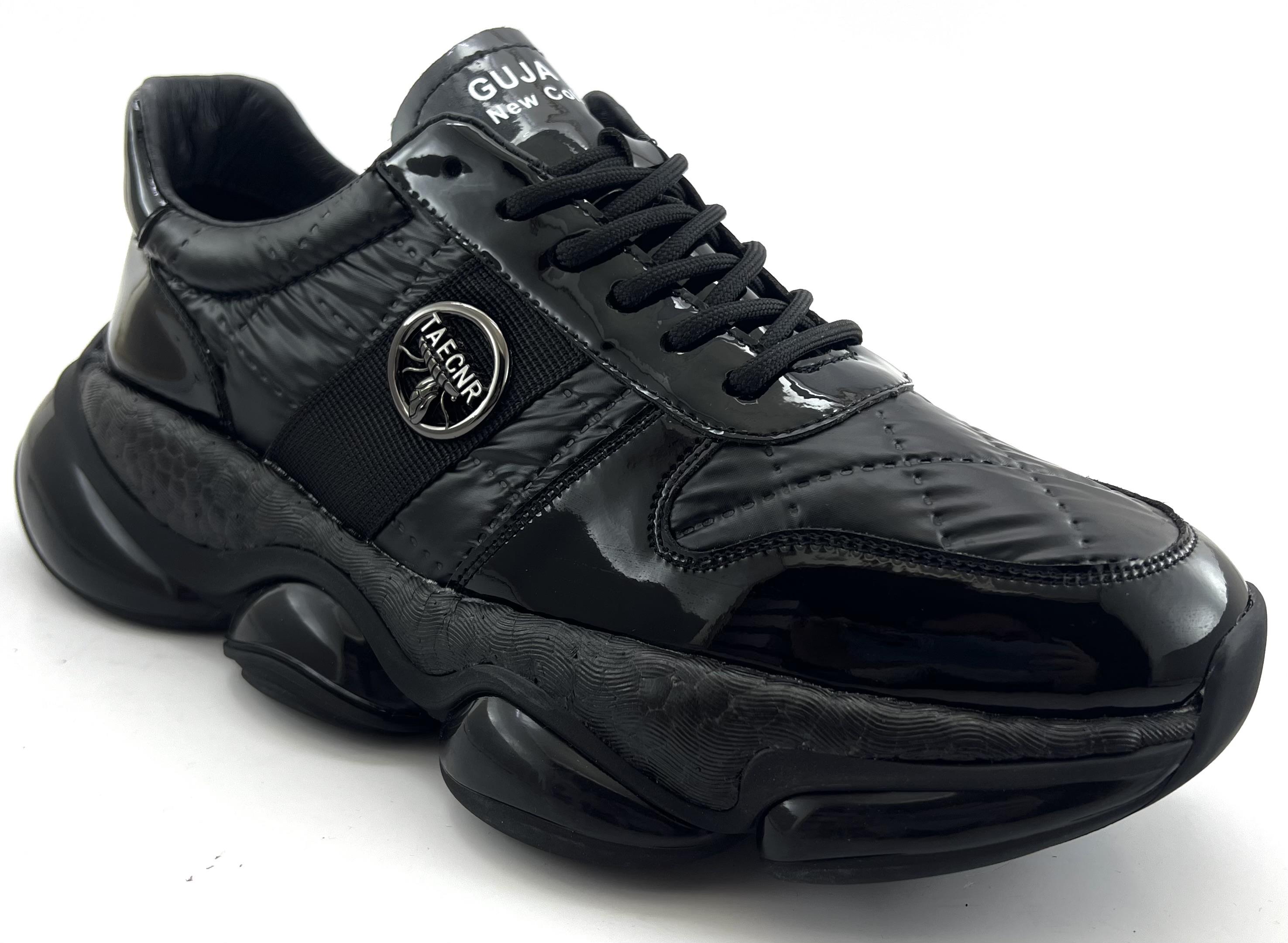 Guja 599  Air Taban  Erkek Sneaker Ayakkabı-Siyah sistemayakkabi