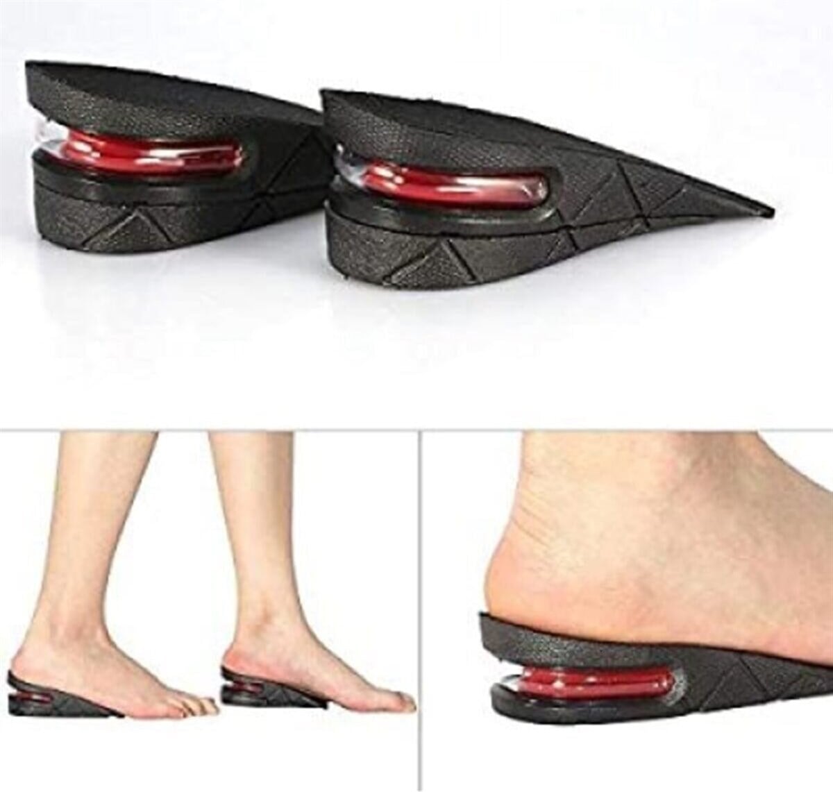 Sistem Air Boy Uzatıcı İçten topuk 5 cm-Siyah sistemayakkabi