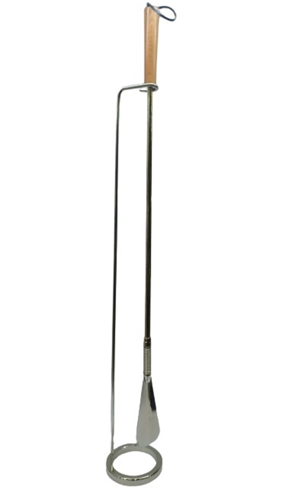 Sistem Yaylı Krom Ayakkabı Çekeceği Kereta 72 cm-Renksiz sistemayakkabi