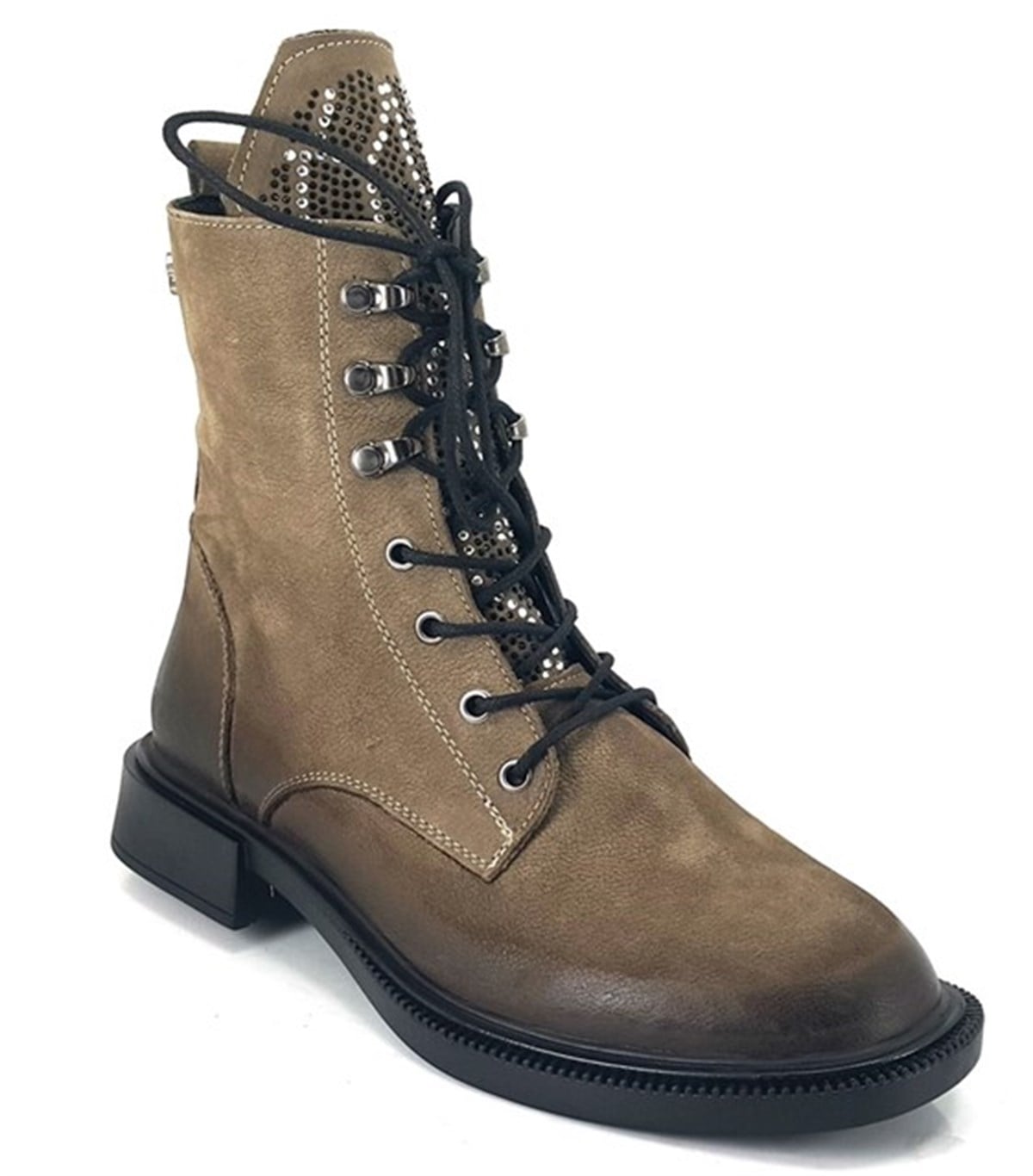 Venüs Günlük Hakiki Deri Bayan Bot-Vizon sistemayakkabi