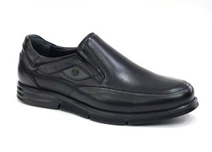 69017 Forelli Düz Taban Anatomik Erkek Ayakkabı-Siyah- Sistem Ayakkabı  Online
