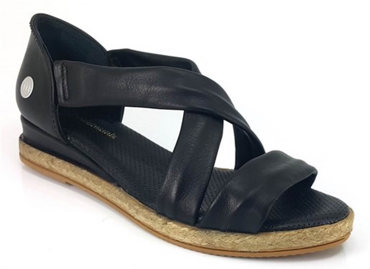 1115 Mammamia Günlük Kadın Sandalet-Siyah-Sistem Ayakkabı Online