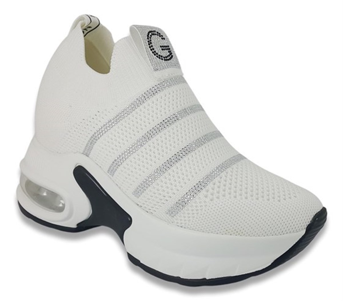 300-3 Guja Air Taban Günlük Bayan Spor Ayakkabı-Beyaz - Sistem Ayakkabı  Online