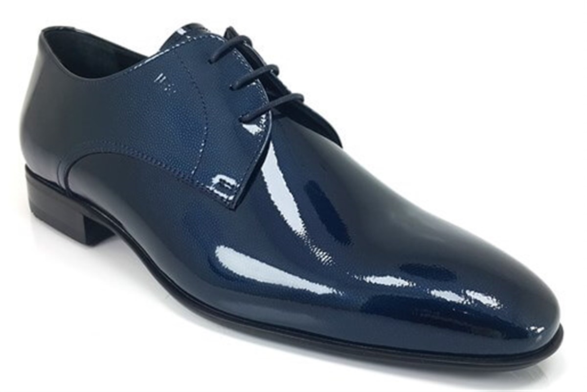 3744 Libero Günlük Erkek Ayakkabı-Lacivert Rugan--Sistem Ayakkabı Online