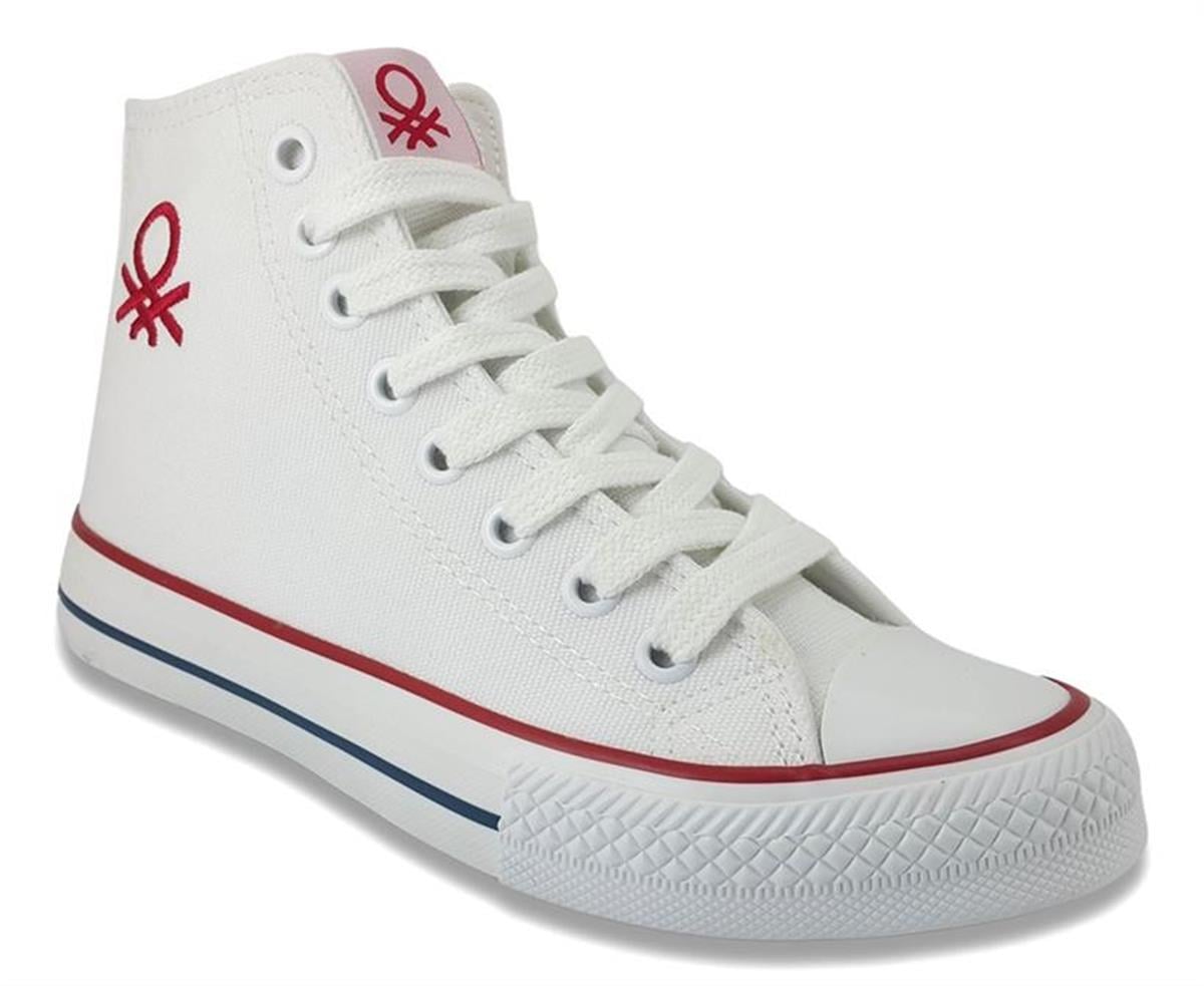 Benetton 30628 Günlük Spor Ayakkabı-Beyaz sistemayakkabi
