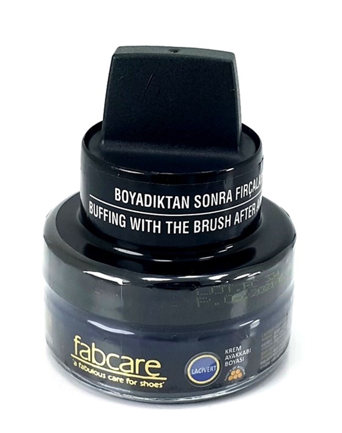 Fabcare 1001 Krem Deri Boya Cam Kavanoz 50 ml-Lacivert sistemayakkabi